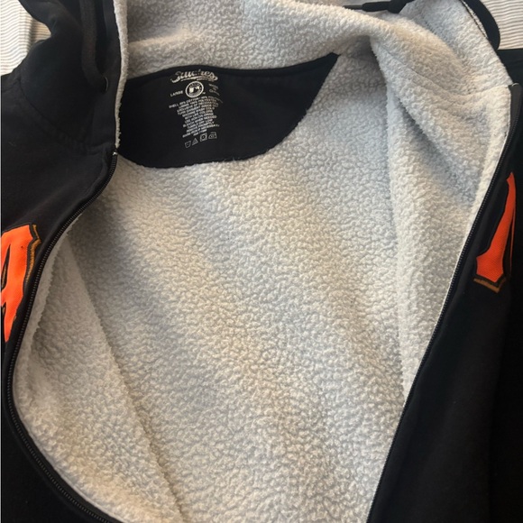 Stitches Black and Orange Giants Hoodie - Picture 7 of 8